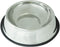 Stainless Steel Dog Bowl - Rust Resistant with Slip-Free Rubber Base, Puppy or Dog Bowl, Size Large One pack