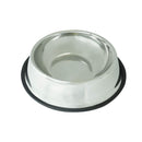 Stainless Steel Dog Bowl - Rust Resistant with Slip-Free Rubber Base, Puppy or Dog Bowl, Size Large One pack