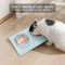 Cat Bowl Cat Food Bowl, Non-Spill Raised Cat Bowl Feeder, Double Stainless Steel Dog Bowsl, Removable / 15° Tilt Design / Easy to Clean Gift for Pet Cats and Puppies Blue