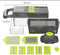 Vegetable Chopper,BRITOR Mandoline Slicer Cutter Chopper and Grater 14 in 1 Vegetable Slicer Potato Onion Chopper Veggie Chopper Dicer with Container (Gray)
