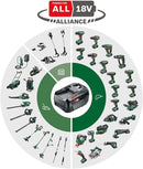 Bosch Cordless Hedge Trimmer EasyHedgeCut 18 (With 1x 2.5Ah Battery and Fast Charger, 18 Volt System) 1 Battery and Charger