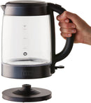 Russell Hobbs Brooklyn Glass Kettle, Black, RHK172BCH Matte Black