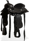 Western Saddle Headstall & Breast Collar Leather Brown/Black Multi Sizes
