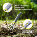 Jardineer Garden Tools Set, 8PCS Heavy Duty Garden Tool Kit with Outdoor Hand Tools, Garden Gloves and Storage Tote Bag, Gardening Tools Gifts for Women and Men 8 pcs gray