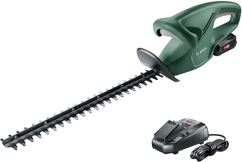 Bosch Cordless Hedge Trimmer EasyHedgeCut 18 (With 1x 2.5Ah Battery and Fast Charger, 18 Volt System) 1 Battery and Charger