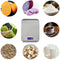 USB Rechargeable Baking Digital Scales 10kg/1g, Kitchen Scale for Food Cooking Coffee, Stainless Steel Anti-Fingerprint with Accuracy LCD Display