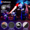 3M Outdoor Halloween Inflatables Ghost with Sensor Will Scream, Grim Reaper Blow Up Yard Decorations Pumpkin Head Build-in Blue Rotating LED Lights, Halloween Decor for Holiday/Garden/Lawn