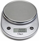 Digital Multifunction Kitchen and Food Scale, Elegant Chrome Grey