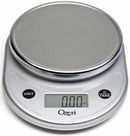 Digital Multifunction Kitchen and Food Scale, Elegant Chrome Grey