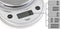 Digital Multifunction Kitchen and Food Scale, Elegant Chrome Grey