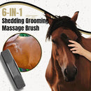 Original 6-in-1 Shedding Grooming Massage for Horses & Dogs,Horse Beauty Massage Brush,Suitable for Grooming and Massage of Horses and Dogs, Removing Dirt and Gentle Pets