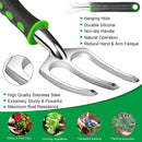 52Pcs Garden Tools Set Outdoor Gardening Tools Kit Stainless Steel Ergonomic Succulent Transplanting Hand Tool with Storage Tote Bag Gardening Gifts for Women Men