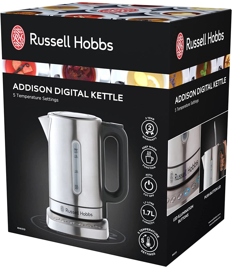 Russell Hobbs RHK510 Addison Kettle Silver