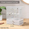 Bakeey Earrings Storage Box Jewelry Display Box Transparent Plastic Jewelry Box Earring Display Stand