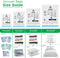 Vacuum Storage Bags - Pack of 20 (5 Jumbo + 5 Large + 5 Medium + 5 Small) ReUsable with free Hand Pump for travel packing | Best Sealer Bags for Clothes, Duvets, Bedding, Pillows, Blankets, Curtains 20 Bags - 5J + 5L + 5M + 5S