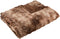 Pinzon Faux Fur Throw Blanket 63" x 87", Alpine Brown Alpine Brown 63" x 87"
