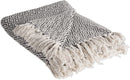 DII Rustic Farmhouse Cotton Diamond Blanket Throw with Fringe for Chair, Couch, Picnic, Camping, Beach, & Everyday Use, 50 x 60 - Double Diamond Mineral Contemporary Mineral