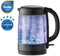 Russell Hobbs Brooklyn Glass Kettle, Black, RHK172BCH Matte Black