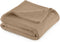 Cotton Woven Blanket by VELLUX - Natural, Cozy, Warm, Chevron Textured, Pet-Friendly, All-Seasons - Tan Twin 66 x 90 Twin (66 x 90 in) Tan