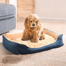 PaWz Deluxe Soft Pet Bed Mattress with Removable Cover Size XX Large in Blue Colour
