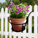 Levede 1x Flower Holder Plant Stand Hanging Pot Basket Plant Garden Wall Storage