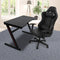 Gaming Chair Desk Computer Gear Set Racing Desk Office Laptop Chair Study Home Z shaped Desk Black Chair