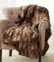 Pinzon Faux Fur Throw Blanket 63" x 87", Alpine Brown Alpine Brown 63" x 87"