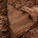 Pinzon Faux Fur Throw Blanket 63" x 87", Alpine Brown Alpine Brown 63" x 87"