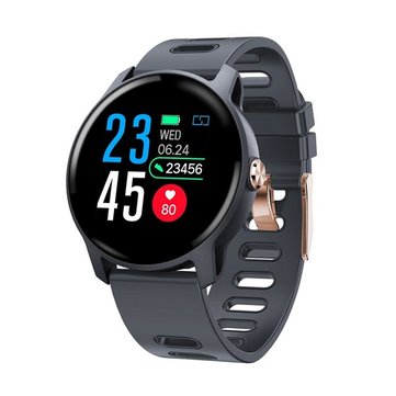 Bakeey S08 IP68 Waterproof Dial Face Change Wristband Blood Pressure and Oxygen Monitor Sport Tracker Smart Watch