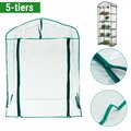 2/3/4/5-Tier Garden Greenhouse Shed Storage PVC Cover Heavy-duty Sunproof Greenhouse Cover