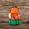 Garden Tool Set, 12 Piece Aluminum Hand Tool Kit, Garden Canvas Apron with Storage Pocket, Outdoor Tool, Heavy Duty Gardening Work Set with Ergonomic Handle, Gardening Tools for women men Orange 12PCS