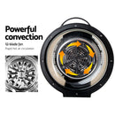 Devanti 10L 8 Function Convection Oven Cooker Air Fryer- Black