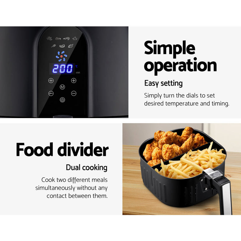 Devanti 7L Oil Free Air Fryer - Black