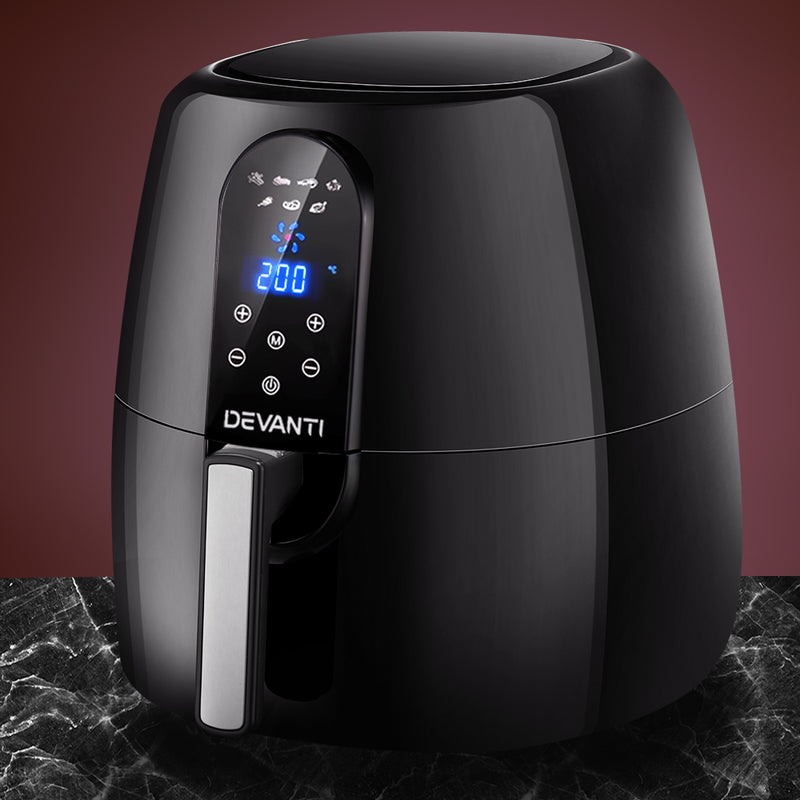 Devanti 7L Oil Free Air Fryer - Black