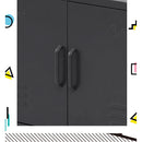 ArtissIn Buffet Sideboard Locker Metal Storage Cabinet - BASE Charcoal