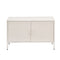 ArtissIn Buffet Sideboard Locker Metal Storage Cabinet - BASE White