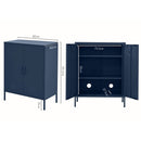 ArtissIn Buffet Sideboard Locker Metal Storage Cabinet - SWEETHEART Blue