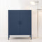 ArtissIn Buffet Sideboard Locker Metal Storage Cabinet - SWEETHEART Blue