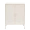 ArtissIn Sweetheart Metal Locker Storage Shelf Shoe Cabinet Buffet Sideboard White