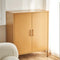 ArtissIn Sweetheart Metal Locker Storage Shelf Shoe Cabinet Buffet Sideboard Yellow