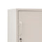 ArtissIn Metal Locker Storage Shelf Filing Cabinet Cupboard Bedside Table White