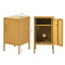 ArtissIn Metal Locker Storage Shelf Filing Cabinet Cupboard Bedside Table Yellow