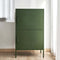 ArtissIn Base Metal Locker Storage Shelf Organizer Cabinet Buffet Sideboard Green