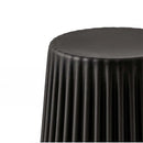 ArtissIn Set of 2 Cupcake Stool Plastic Stacking Stools Chair Outdoor Indoor Black