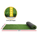 Primeturf Artificial Grass 17mm 2mx10m 20sqm Synthetic Fake Turf Plants Plastic Lawn Olive