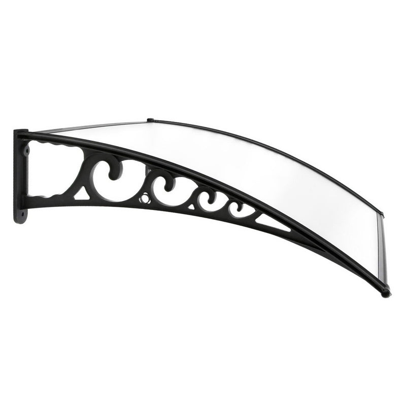 Instahut DIY Window Door Awning Shade 1 x 2m - Transparent