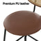 Artiss Bar Stools Kitchen Stool Metal Counter Dining Chair Rattan Barstools x2