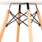Artiss Round Dining Table 4 Seater 80cm White Replica Eames DSW Cafe Kitchen Retro Timber Wood MDF Tables
