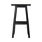 Artiss Set of 2 Beech Wood Bar Stools - Black