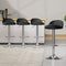 Artiss 4x Bar Stools PU Leather Gas Lift Black